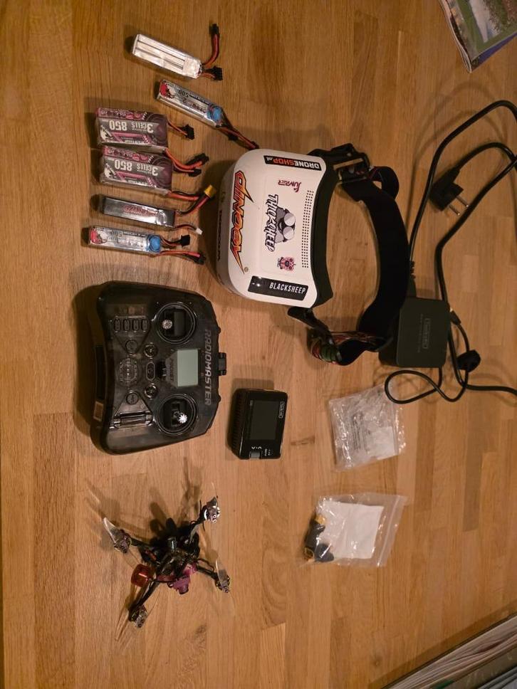 3 inch fpv drone, walksnail digitaal, complete set, Hobby en Vrije tijd, Modelbouw | Radiografisch | Helikopters en Quadcopters