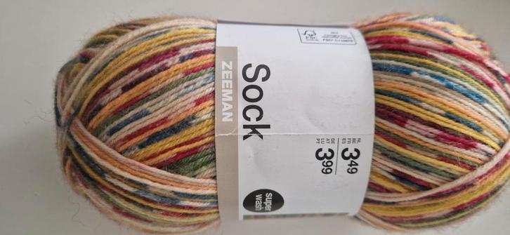 Zeeman Sock - 100g - Nieuw!, Hobby en Vrije tijd, Breien en Haken, Nieuw, Breien of Haken, Wol of Garen, Ophalen of Verzenden