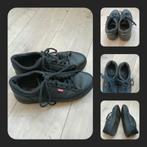 LEVI'S zwarte sneakers vetersluiting 43, Verzenden, Zwart, Gedragen, Levi’s