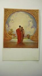 Oude foto-Kunstkaart, Verzenden, Voor 1920, Gelopen, Overige thema's