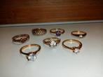 Lot antieke ringen, Verzenden, Overige materialen, Ring, Met edelsteen