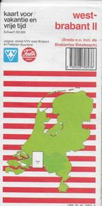 Pl1917 plattegrond west brabant ll falk plan / vvv 1989, Ophalen of Verzenden, Gelezen, Nederland, Landkaart