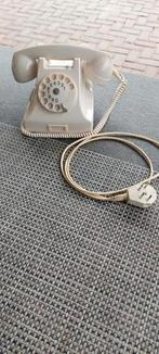 Te koop, witte vintage telefoon., Telecommunicatie, Ophalen of Verzenden, 1 handset