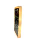 Vintage spiegel met (achtergrond) verlichting, Huis en Inrichting, Woonaccessoires | Spiegels, Ophalen, Minder dan 50 cm, Gebruikt