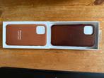 Origineel Apple lederen hoesje iPhone 11 Pro Bruin, Ophalen of Verzenden, Gebruikt, IPhone 11 Pro, Hoesje of Tasje