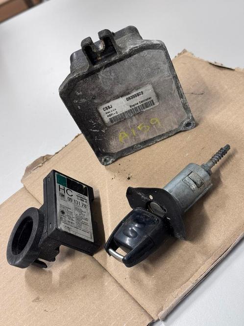 Opel Astra G Mk4 1.6 benzine ECU dme + Slot startonderbreker, Auto diversen, Overige Auto diversen, Ophalen of Verzenden