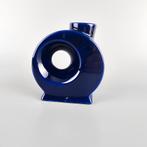 Vintage blauwe vaas door Afina Rijnsburg, Antiek en Kunst, Antiek | Vazen, Ophalen of Verzenden