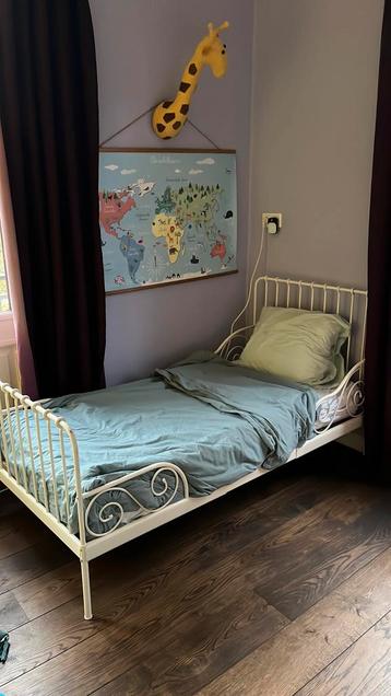 Meegroei bed Ikea Minnen wit: over 2 weken op te halen) beschikbaar voor biedingen