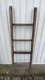 Brocante oud houten laddertje - ladder, Antiek en Kunst, Curiosa en Brocante, Ophalen