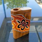 Box Didgeridoo I Handgeschilderde Travel Didge I LIDAH, Muziek en Instrumenten, Blaasinstrumenten | Didgeridoos, Ophalen of Verzenden