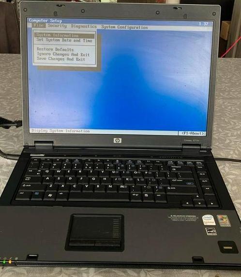 HP 6710b Core2Duo T7250, Computers en Software, Windows Laptops, Gebruikt, 15 inch, HDD, 2 tot 3 Ghz, Minder dan 4 GB, Qwerty