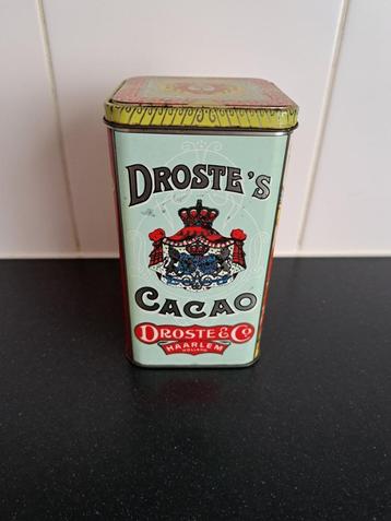 Droste cacao blikje vintage