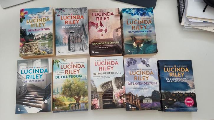 Lucinda Riley (meerdere titels), Boeken, Romans, Zo goed als nieuw, Ophalen of Verzenden