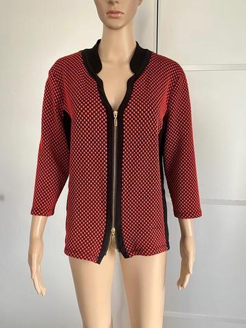 H968 Frank Lyman maat 44=L vest jasje blazer colbert rood beschikbaar voor biedingen
