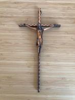 Koper antiek kruis met corpus christi, Antiek en Kunst, Ophalen of Verzenden