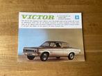 Vauxhall Victor Brochure - Zeldzaam!, Ophalen of Verzenden, Zo goed als nieuw