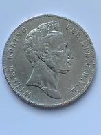 Mooie Zilveren rijksdaalder 1840 willem 1 schaars jaar, Postzegels en Munten, Munten | Nederland, Verzenden, Koning Willem I, 2½ gulden