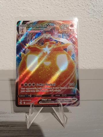 Cinderace VMax 045/264 Fusion Strike Pokemon kaart Full Art beschikbaar voor biedingen