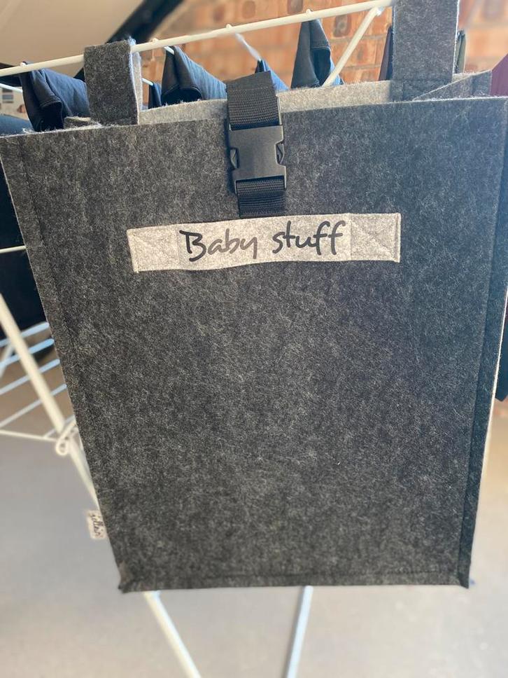 Jollein boxzak van grijs vilt, Kinderen en Baby's, Boxen, Zo goed als nieuw, Rechthoekig, Ophalen of Verzenden