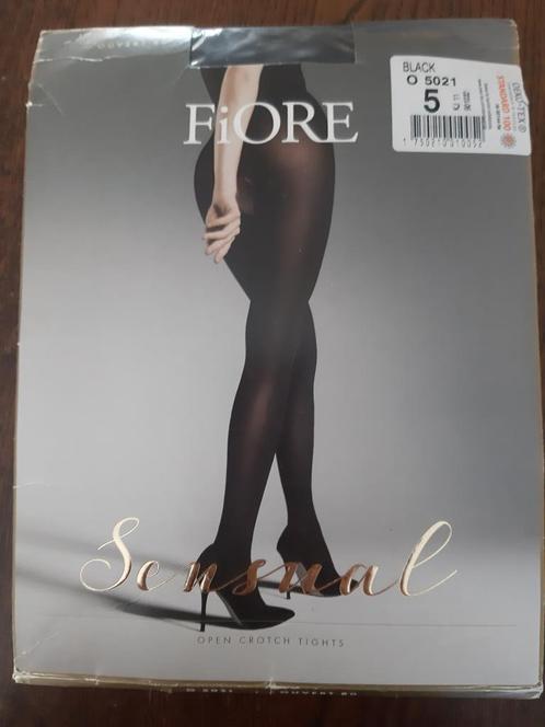 Fiore sensual open 80d  panty maat 5, Kleding | Dames, Leggings, Maillots en Panty's, Nieuw, Panty, Zwart, Ophalen