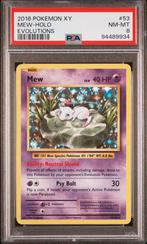 Mew Holo 2016 Evolutions #53 Psa 8, Hobby en Vrije tijd, Verzamelkaartspellen | Pokémon, Verzenden, Zo goed als nieuw, Losse kaart