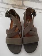 Bijna nieuwe Paul Green sandalen maat 37, Beige, Zo goed als nieuw, Paul Green, Sandalen of Muiltjes