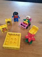 Duplo moeder, baby en buggy en box, Kinderen en Baby's, Speelgoed | Duplo en Lego, Duplo, Gebruikt, Ophalen of Verzenden