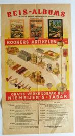 Affiche Niemeijer's Tabak catalogus plaatjes albums 1928, Verzenden, Gebruikt, Reclamebord