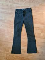 Jeans spijkerbroek flared zwart grijs maat 38, Ophalen of Verzenden, Blauw