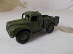 1954 Dinky Toys 641 ARMY 1 TON CARGO TRUCK + DRIVER! (-G-), Ophalen of Verzenden, Gebruikt, Bus of Vrachtwagen, Dinky Toys