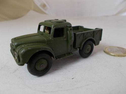 1954 Dinky Toys 641 ARMY 1 TON CARGO TRUCK + DRIVER! (-G-), Hobby en Vrije tijd, Modelauto's | 1:43, Gebruikt, Bus of Vrachtwagen