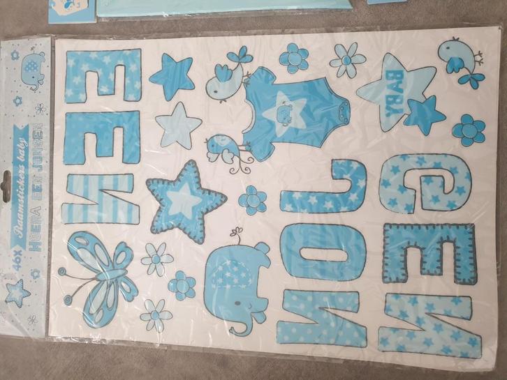 Hoera een Jongen Decoratie Set, Kinderen en Baby's, Kraamcadeaus en Geboorteborden, Nieuw, Kraamcadeau, Ophalen of Verzenden