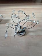 Moderne Plafondlamp met Kristallen, Ophalen of Verzenden, Zo goed als nieuw, Glas, Modern