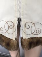 D754 Creenstone maat 36=S: winterjas jas jack winter wit, Kleding | Dames, Wit, Creenstone, Ophalen of Verzenden, Zo goed als nieuw