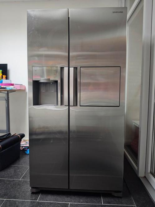 Samsung Amerikaanse koelkast met ijsblokjes/water/minibar, Witgoed en Apparatuur, Koelkasten en IJskasten, Zo goed als nieuw, Met aparte vriezer