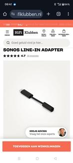Sonos Line in Adapter, Ophalen of Verzenden, Zo goed als nieuw, Sonos, Minder dan 60 watt
