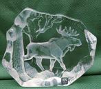 Pressepapier kristallen eland kerst, Ophalen of Verzenden, Nieuw