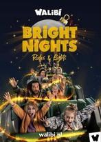4 Walibi Bright Nights tickets. €25 per TICKET, Tickets en Kaartjes, Drie personen of meer, Ticket of Toegangskaart