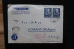 Brief Centennial Special Holland Michigan met 2x 494, Ophalen of Verzenden, Brief