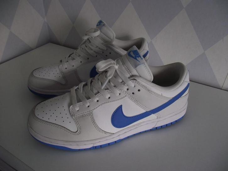 wit blauw sneakers Nike Dunk Low Retro Panda Sportschoen 44, Kleding | Heren, Schoenen, Zo goed als nieuw, Sportschoenen, Wit