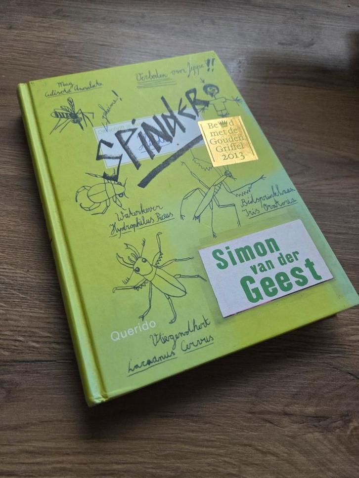 Simon van der Geest - Spinder, Boeken, Kinderboeken | Jeugd | 10 tot 12 jaar, Zo goed als nieuw, Ophalen of Verzenden