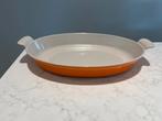 Le Creuset ovenschaal Harmonic Orange 36 cm, Huis en Inrichting, Keuken | Potten en Pannen, Gietijzer, Overige typen, Ophalen of Verzenden