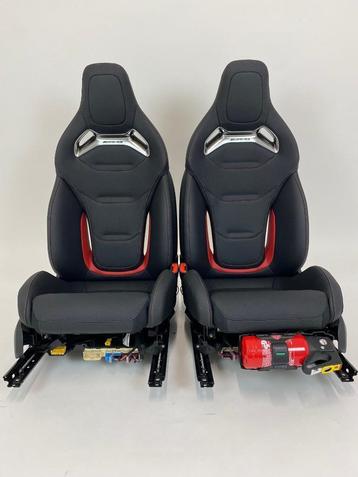 Mercedes Benz C-Klasse AMG W206 Zwart Leder Met Rode Details beschikbaar voor biedingen