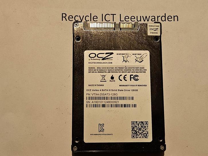 Ocz technology 128gb laptop ssd hdd hardeschijf, Computers en Software, Harde schijven, Gebruikt, Laptop, Intern, SSD, SATA, Ophalen of Verzenden