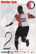 CHRISTIAN GYAN Feyenoord Rotterdam ECHTE handtekening, Verzenden, Zo goed als nieuw, Feyenoord, Spelerskaart