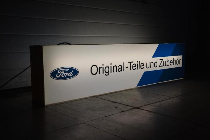 Ford originele dealer lichtreclame lichtbak zeldzaam, Verzamelen, Merken en Reclamevoorwerpen, Zo goed als nieuw, Lichtbak of (neon) lamp