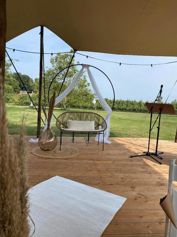 BACKDROP CIRKEL zwart huren huur bruiloft huwelijk decorati, Hobby en Vrije tijd, Feestartikelen | Verhuur, Zo goed als nieuw