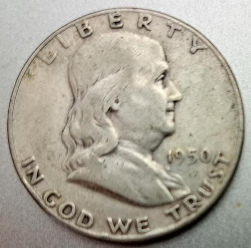 Verenigde Staten, Half Dollar 1950 - zilver, Postzegels en Munten, Munten | Amerika, Losse munt, Noord-Amerika, Zilver, Ophalen of Verzenden