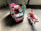 Barbie Ambulance met dokter Ken en Barbie, Ophalen of Verzenden, Barbie