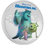 Disney Pixar Monsters inc 1 oz zilveren munt 2021 Niue 2$, Postzegels en Munten, Munten | Oceanië, Ophalen of Verzenden